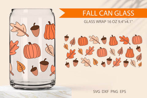 Libbey can glass wrap SVG KMarinaDesign 