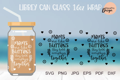 Libbey glass 16oz | Can glass wrap svg bundle| Mother SVG SVG Klava P 