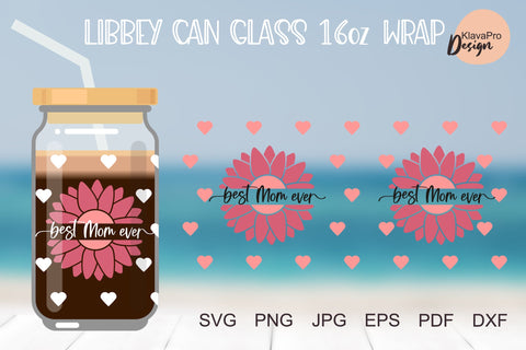 Libbey glass 16oz | Can glass wrap svg bundle| Mother SVG SVG Klava P 