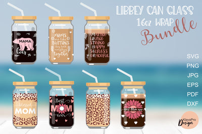 Libbey glass 16oz | Can glass wrap svg bundle| Mother SVG SVG Klava P 