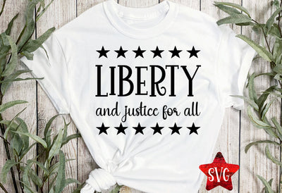 Liberty and Justice for all SVG Calico Creations Svg 