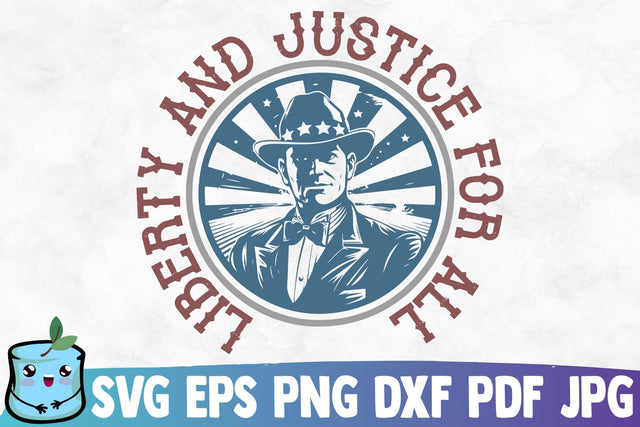 Liberty And Justice For All SVG MintyMarshmallows 