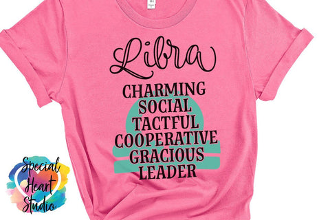 Libra Zodiac Sign SVG Special Heart Studio 