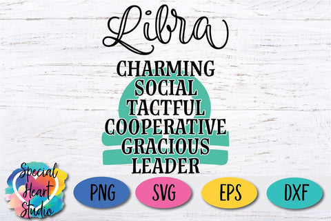 Libra Zodiac Sign SVG Special Heart Studio 