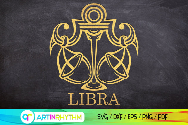 Libra Zodiac sign svg SVG Artinrhythm shop 
