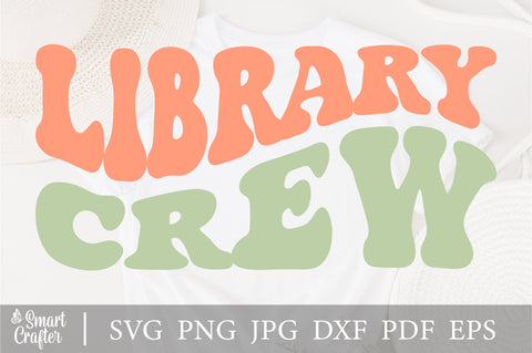 Library Svg, Library Crew Svg, Back to School Svg, First Day of School, School Svg, School Svg Design, Teacher Svg, Library Cricut Design SVG Fauz 