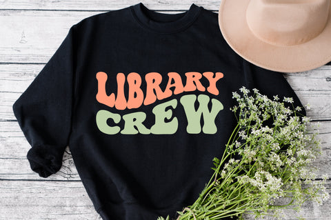 Library Svg, Library Crew Svg, Back to School Svg, First Day of School, School Svg, School Svg Design, Teacher Svg, Library Cricut Design SVG Fauz 