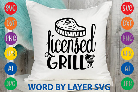 Licensed Grill SVG Design SVG Rafiqul20606 