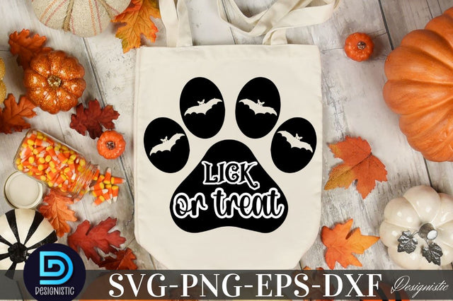 Lick or treat, Halloween Dog SVG SVG DESIGNISTIC 