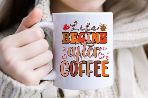 Life begins after coffee SVG SVG DESIGNISTIC 