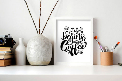 Life Begins After Coffee SVG SVG VectorSVGdesign 