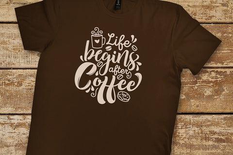 Life Begins After Coffee SVG SVG VectorSVGdesign 