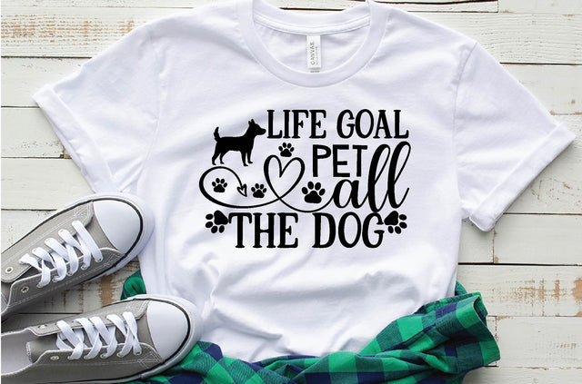 life goal pet all the dog SVG Design SVG farhad farhad 