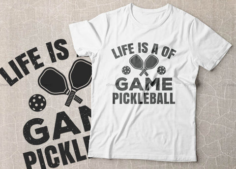 Life is a game of Pickleball SVG, Pickleball SVG, Cut File for Crafters, Pickleball Cricut Files, svg, eps, dxf, png SVG Dinvect 