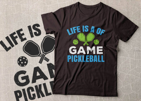 Life is a game of Pickleball SVG, Pickleball SVG, Cut File for Crafters, Pickleball Cricut Files, svg, eps, dxf, png SVG Dinvect 
