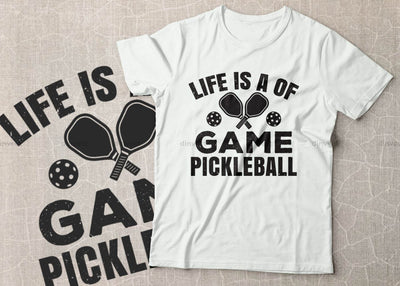 Life is a game of Pickleball SVG, Pickleball SVG, Cut File for Crafters, Pickleball Cricut Files, svg, eps, dxf, png SVG Dinvect 
