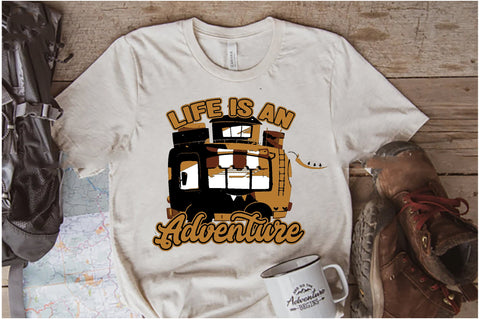 Life is an Adventure Sublimation Sublimation Jagonath Roy 