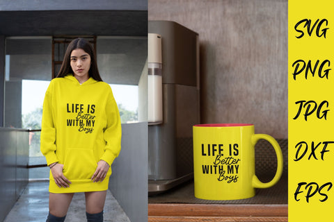 Life is Batter with my Boys SVG NextArtWorks 