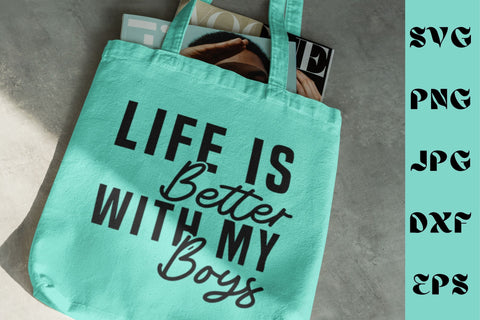 Life is Batter with my Boys SVG NextArtWorks 