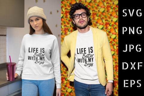 Life is Batter with my Boys SVG NextArtWorks 