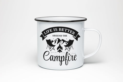 Life Is Better Around The Campfire, Camping and Adventure SVG SVG futivesvg 