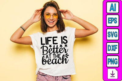 life is better at the beach SVG Craftlabsvg24 