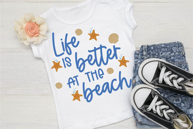 Life is Better at the Beach SVG So Fontsy Design Shop 