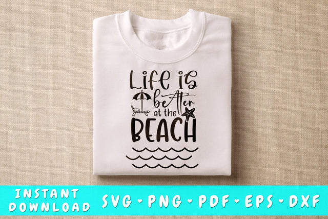 Life Is Better At The Beach SVG SVG HappyDesignStudio 