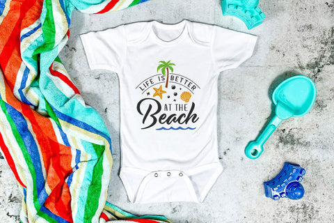 Life Is Better At The Beach SVG SVG Hippo Creations 