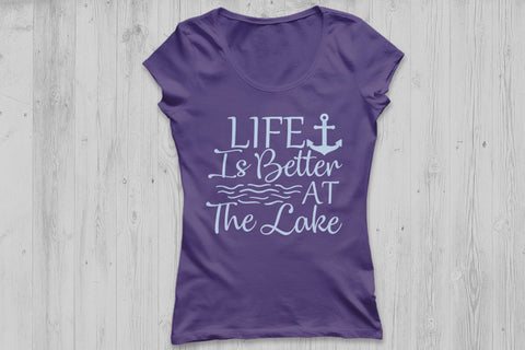 Life Is Better At The Lake| Lake Life SVG Cutting Files. SVG CosmosFineArt 