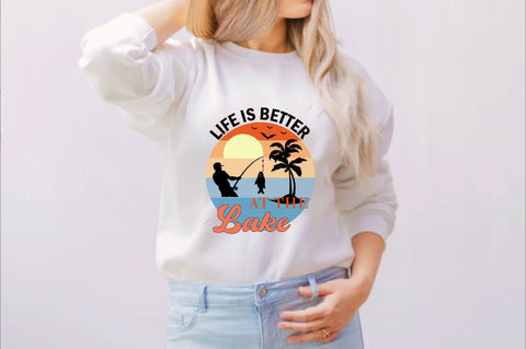 life is better at the lake Sublimation SVGArt 