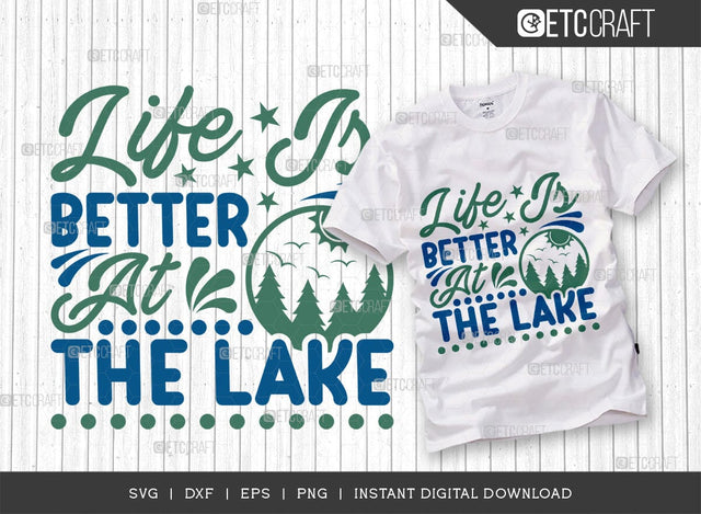 Life Is Better At The Lake SVG Bundle, Kayak Svg, Kayak Life Svg, Canoe Svg, Kayak Saying Svg, Lake Quotes, TG 00967 SVG ETC Craft 