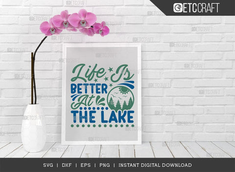 Life Is Better At The Lake SVG Bundle, Kayak Svg, Kayak Life Svg, Canoe Svg, Kayak Saying Svg, Lake Quotes, TG 00967 SVG ETC Craft 