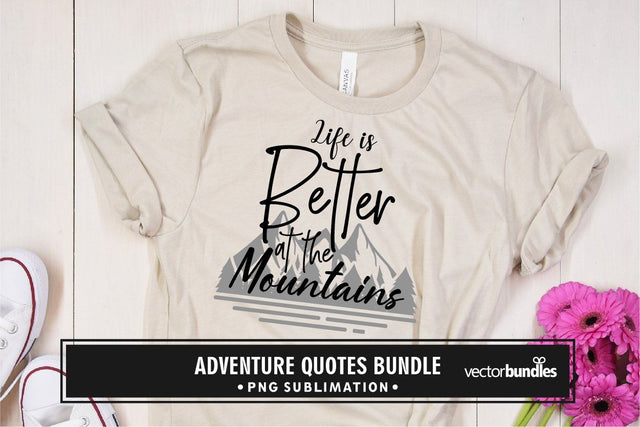 Life is better at the mountains sublimation Sublimation vectorbundles 