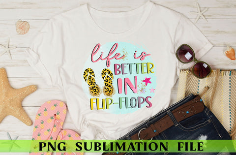 Life Is Better In Flip Flops Png, Summer Design Png, Life Is Better Sublimation Png, Summer Png, Sublimation Design Png, Digital Download Sublimation MD mominul islam 