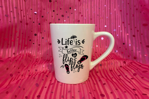 Life is better in flip flops svg cut file SVG SmmrDesign 