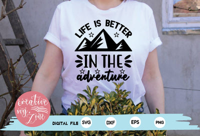 life is better in the adventure SVG md faruk hossain 