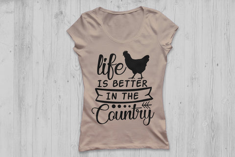 Life Is Better In The Country| Country Life SVG Cutting Files. SVG CosmosFineArt 