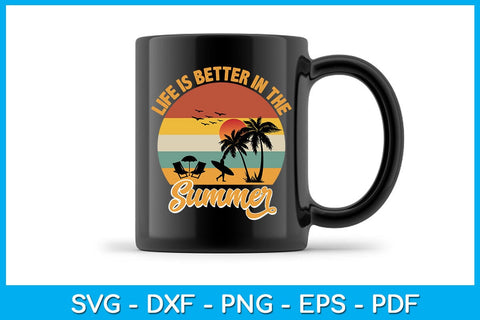 Life Is Better In The Summer PNG Summer Sublimation Printable File Sublimation Creativedesigntee 