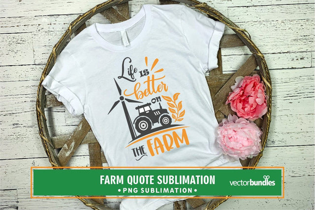 LIfe is better on the farm sublimation Sublimation vectorbundles 