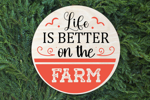 Life is better on the farm SVG Design SVG Regulrcrative 