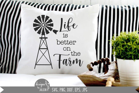 Life is better on the Farm SVG Designs by Jolein 