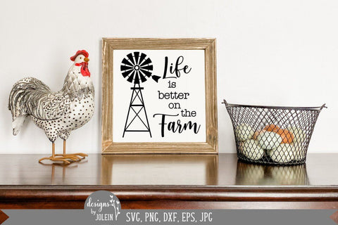 Life is better on the Farm SVG Designs by Jolein 