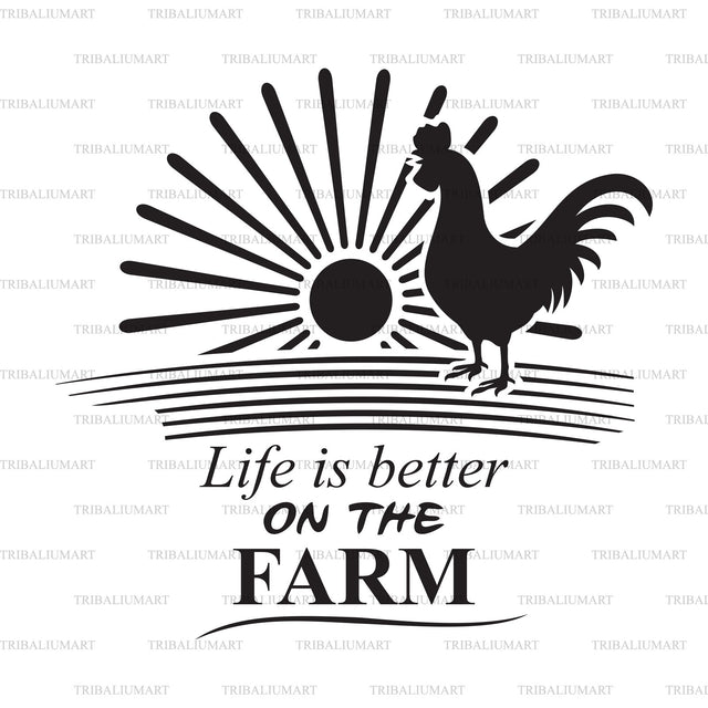 Life Is Better On The Farm SVG TribaliumArtSF 