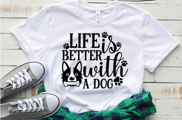 life is better with a dog SVG Design SVG farhad farhad 