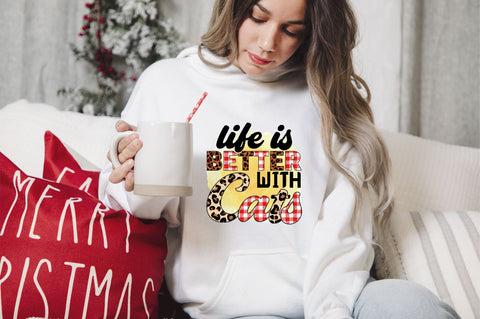 life is better with cats Sublimation SVGArt 