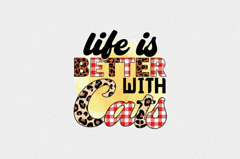 life is better with cats Sublimation SVGArt 