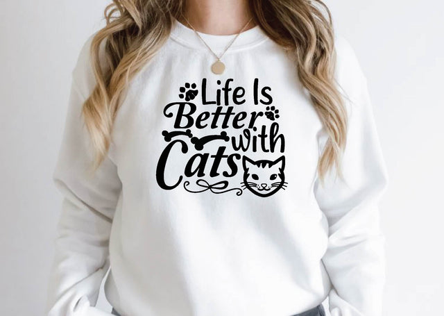 life is better with cats SVG Design SVG farhad farhad 