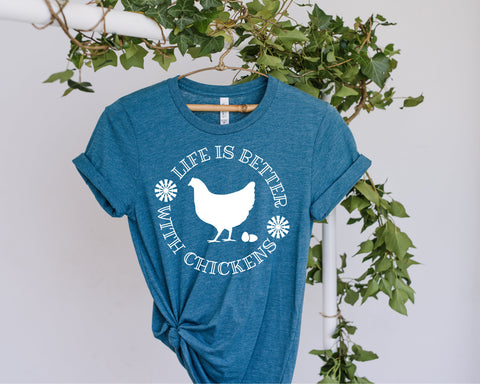 Life is Better with Chickens svg, Chicken svg, png, dxf, eps cutting file Commercial Use SVG Fauz 