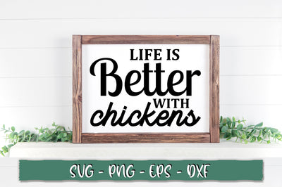 Life is better with chickens SVG SVG Shetara Begum 